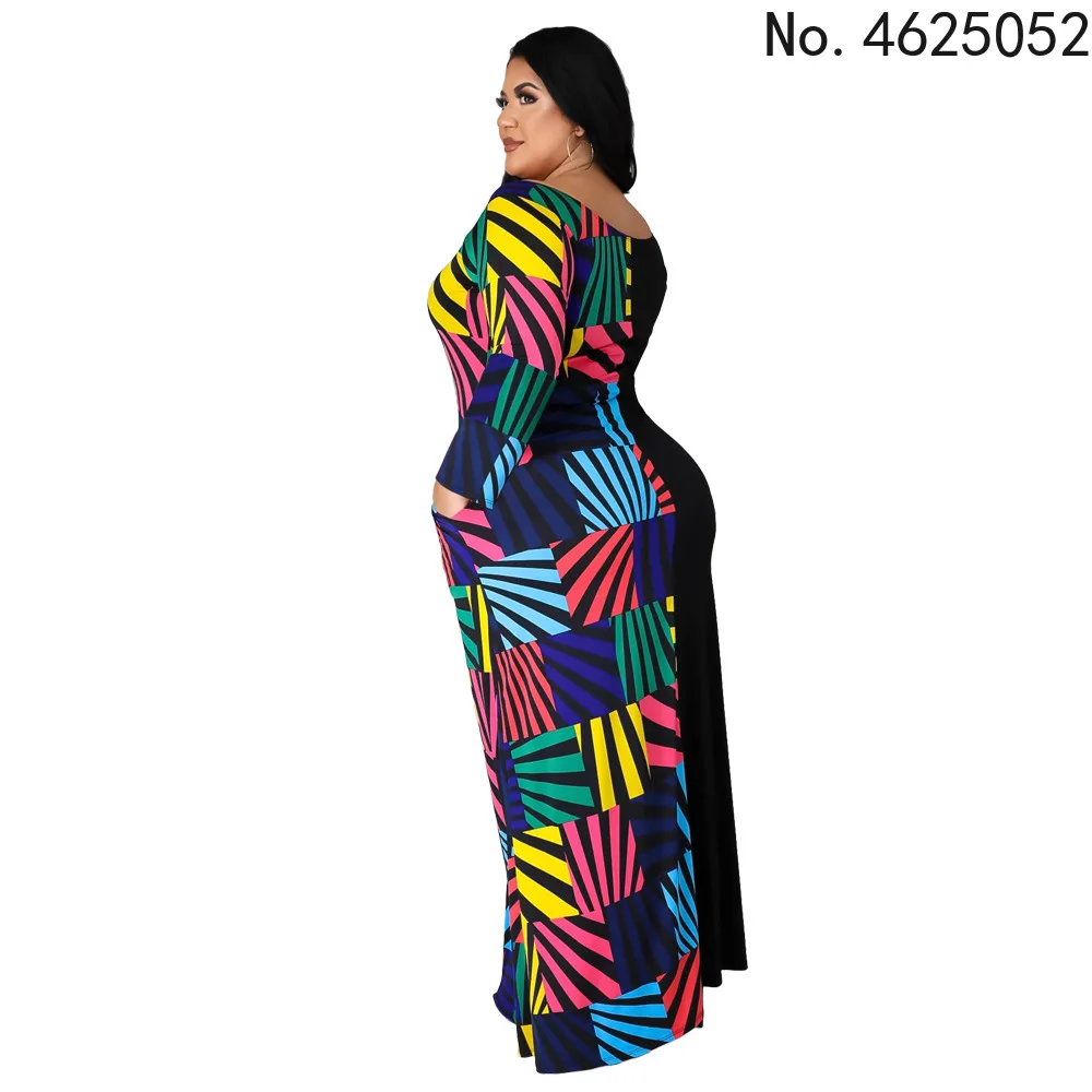 African Abaya Print Dashiki Dress Long Sleeve Hijab Muslim Bazin Design Maxi Dresses Women Robe Gowns Riche Sexy Lady | Тематическая