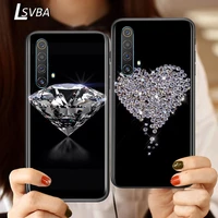 silicone cover luxury diamond love for realme v15 x50 x7 x3 superzoom q2 c11 c3 7 7i 6s 6 5 global pro 5g phone case