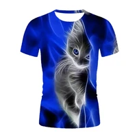 summer mens cat t shirt 3d printing t shirt cute street unisex t shirts casual hip hop shirt high quality harajuku tops xxs 6xl