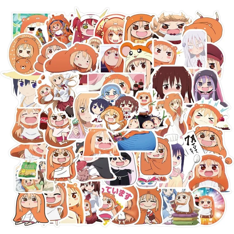 

10/50pcs Anime Himouto Umaru-chan Cartoon Lovely Stickers Diy Toys Luggage for Motor Car Suitcase Fashion Laptop Decals Stickers