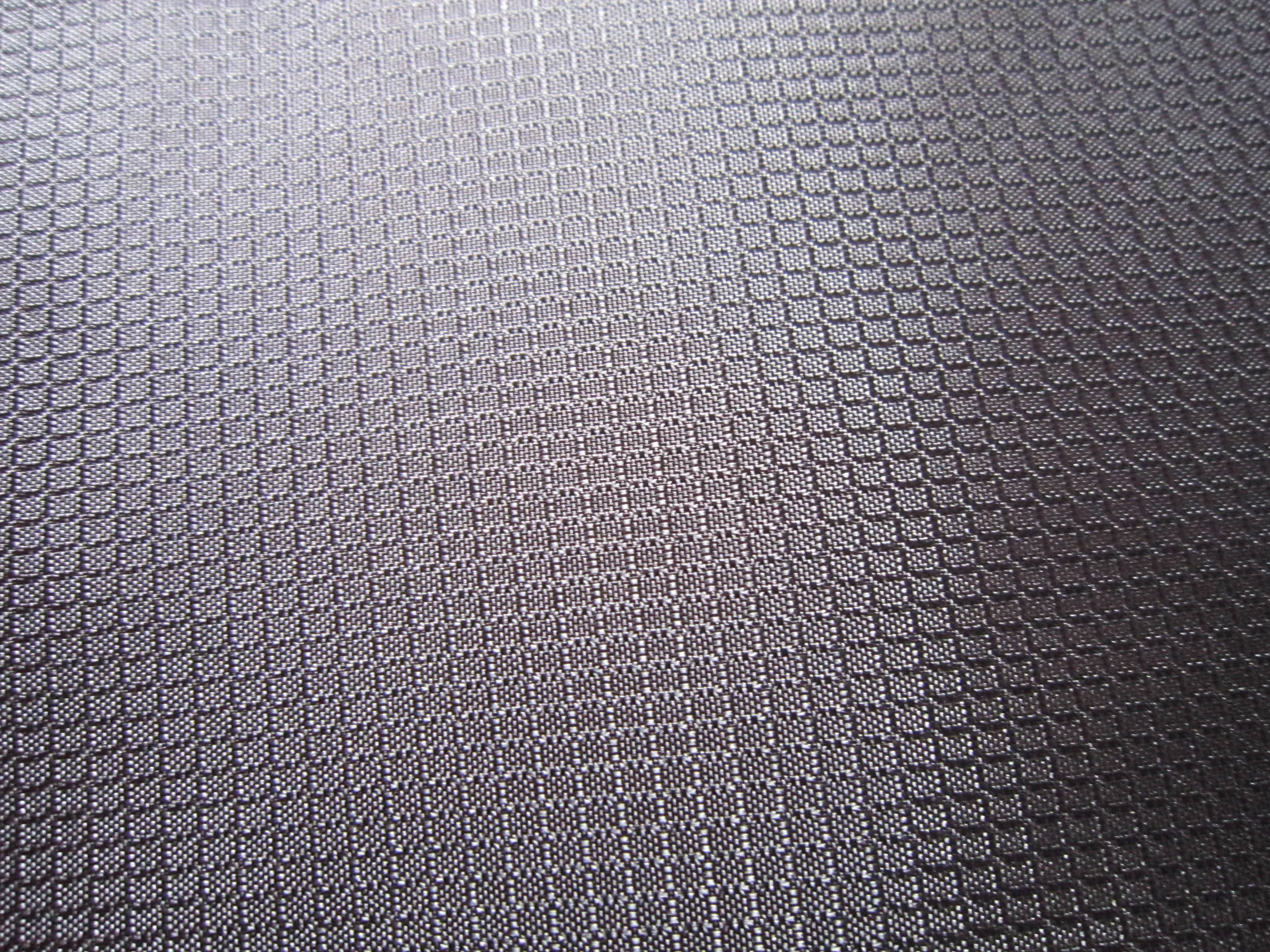 Tela Oxford de nailon 420D, resistente al desgaste, tela impermeable de corto tiempo, patrón de cuadrícula