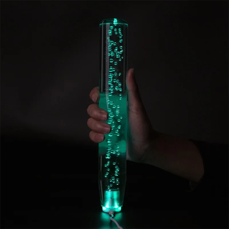 Светодиодсветильник Цветная Акриловая Светодиодная лампа 30 см прозрачная ручка