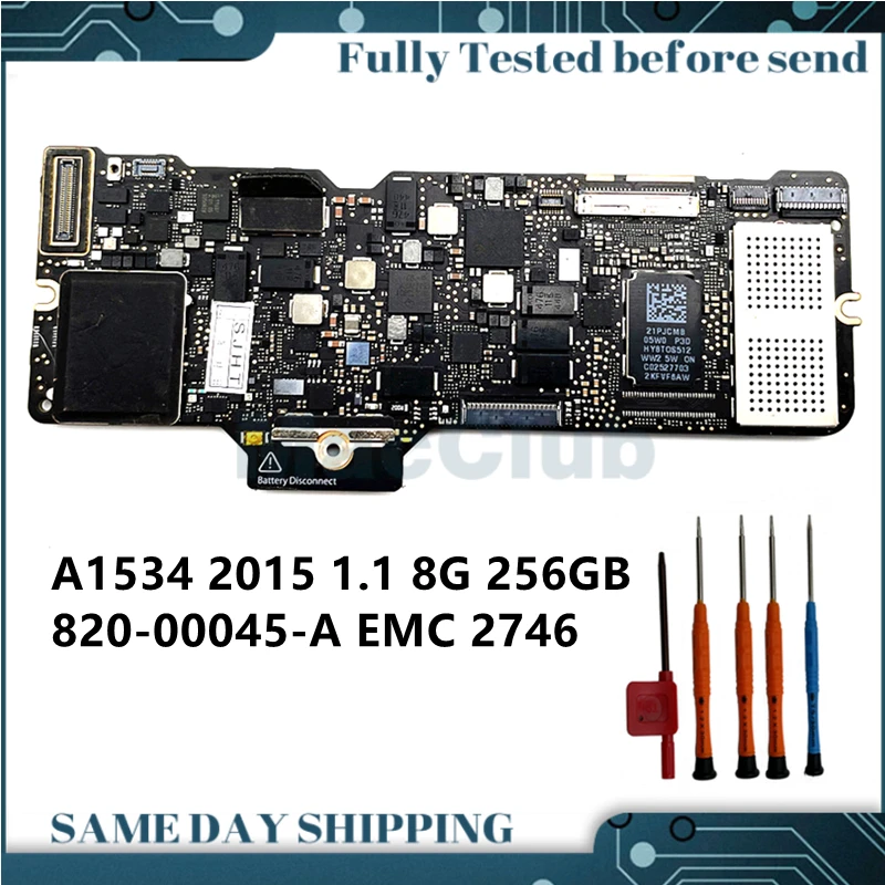 Kaufen 8GB 1,2 512GB SSD 820-00045-A A1534 Logic Board Für MacBook 12