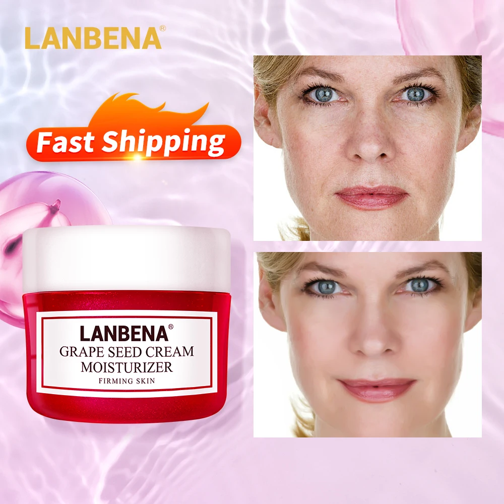 LANBENA крем для лица Лифкрем для лица виноградное семя крем для лица лифтинг, укрепление глубоко Восстанавливающий питательный защищающий Восстанавливающий подтягивающий уход за кожей