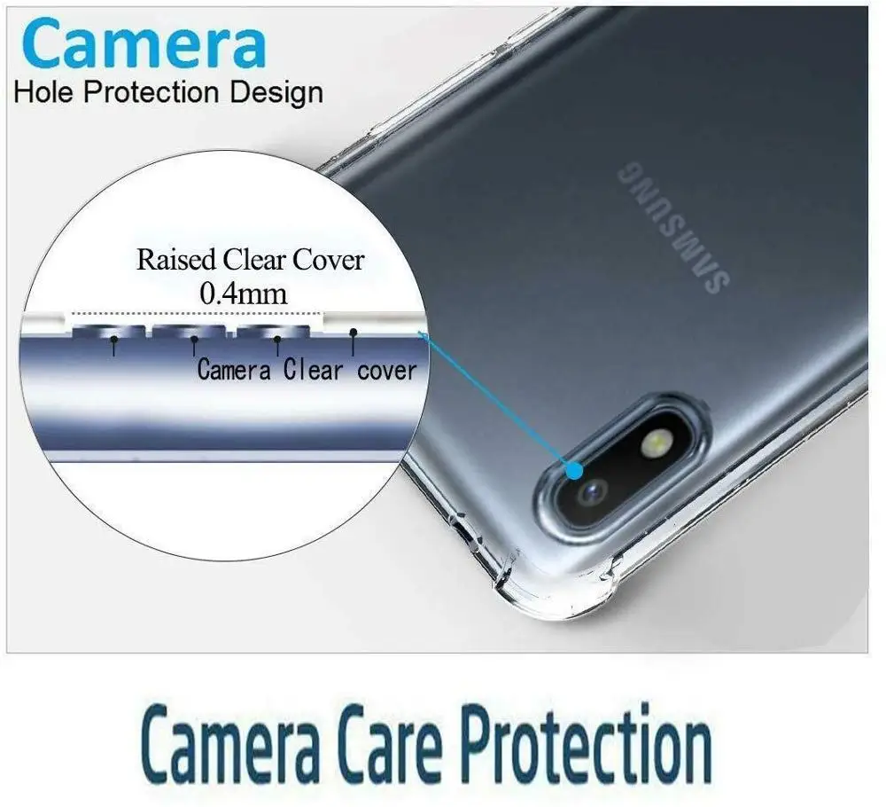 Кристальный мягкий чехол для samsung Galaxy A20e силиконовый A20s усиленный угловой бампер