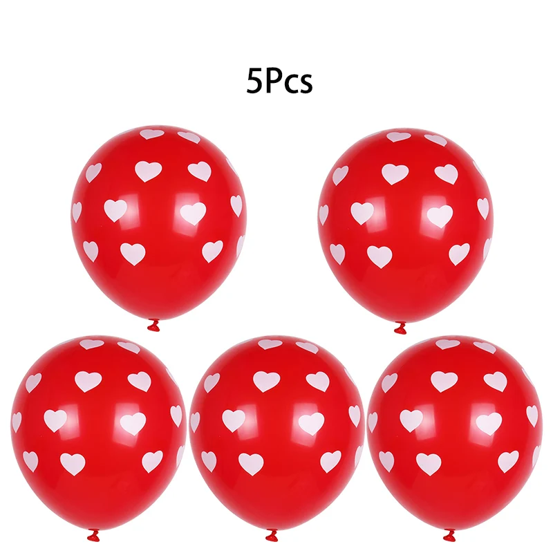 5pcs red 16 дюймов золотистые воздушные шары из фольги с надписью «Любовь» в форме сердца/воздушные шары висит розовой мишкой подарок для Обручение Свадебные украшения День Святого Валентина Декор - Цвет: 5pcs red