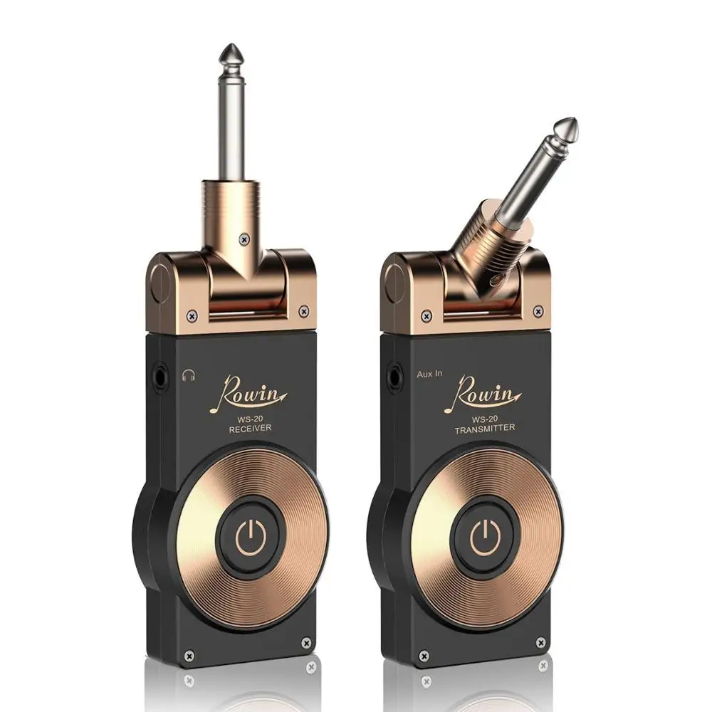 Rowin WS 20 2 4G беспроводной электрический передатчик гитары приемник Набор 30 метров