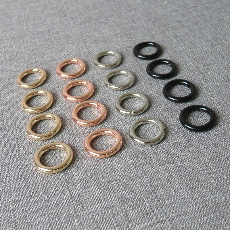 50 Pcs 15mm Heavy Duty Metal O Ring Belt Buckle Clasp For Bag Dog Pet Harness Backpack Straps Loop Smooth Pendants Accessories | Дом и сад