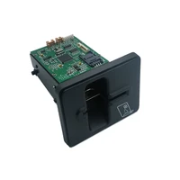 manual insertion contact contactless ic chip card readerwriter with lock crt 288 k