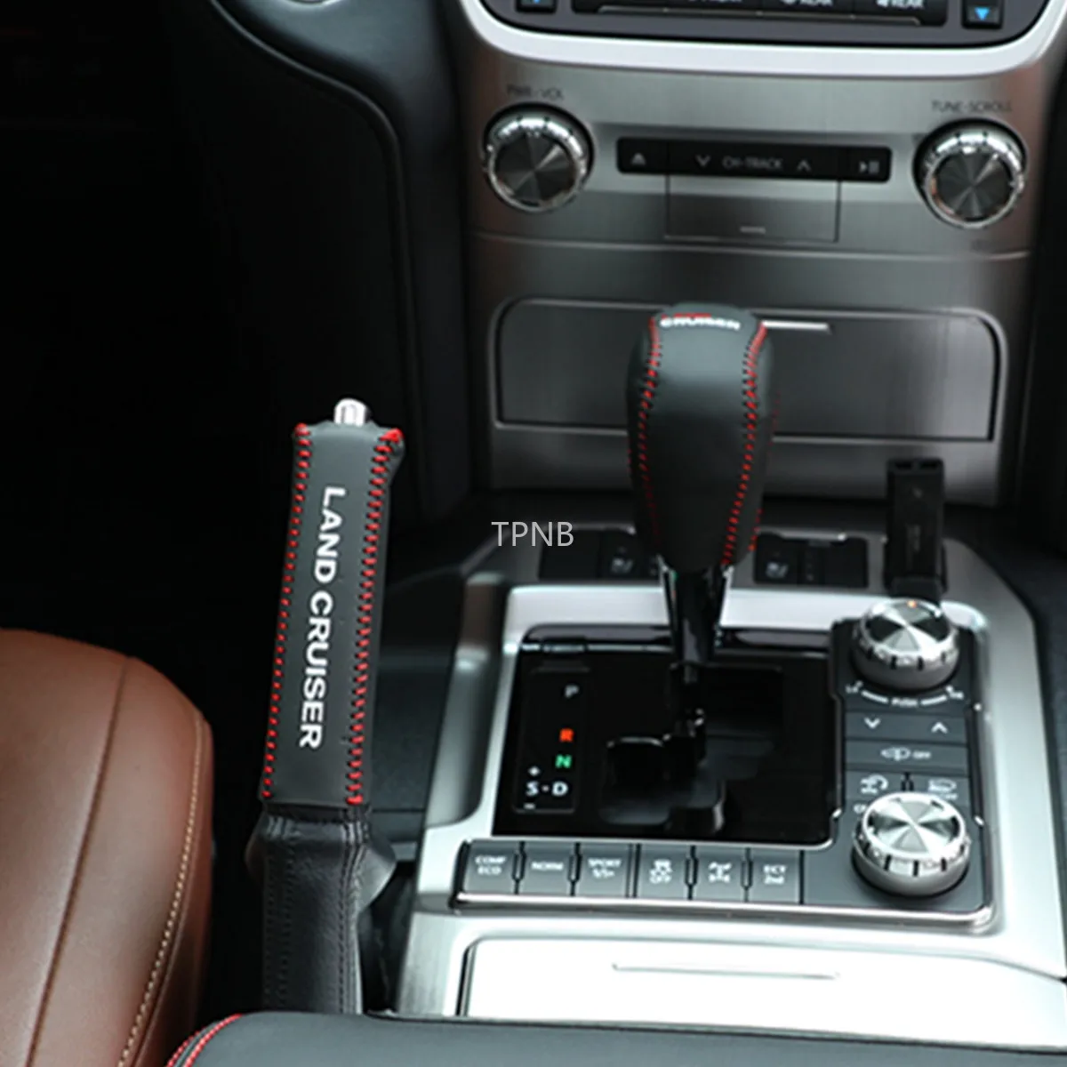 Чехол для ручного тормоза, кожаный, для Toyota Land Cruiser 200, LC200, 2008, 2009, 2010, 2011, 2012, 2013, 2014, 2016, 2015, 2017, 2018, 2019
