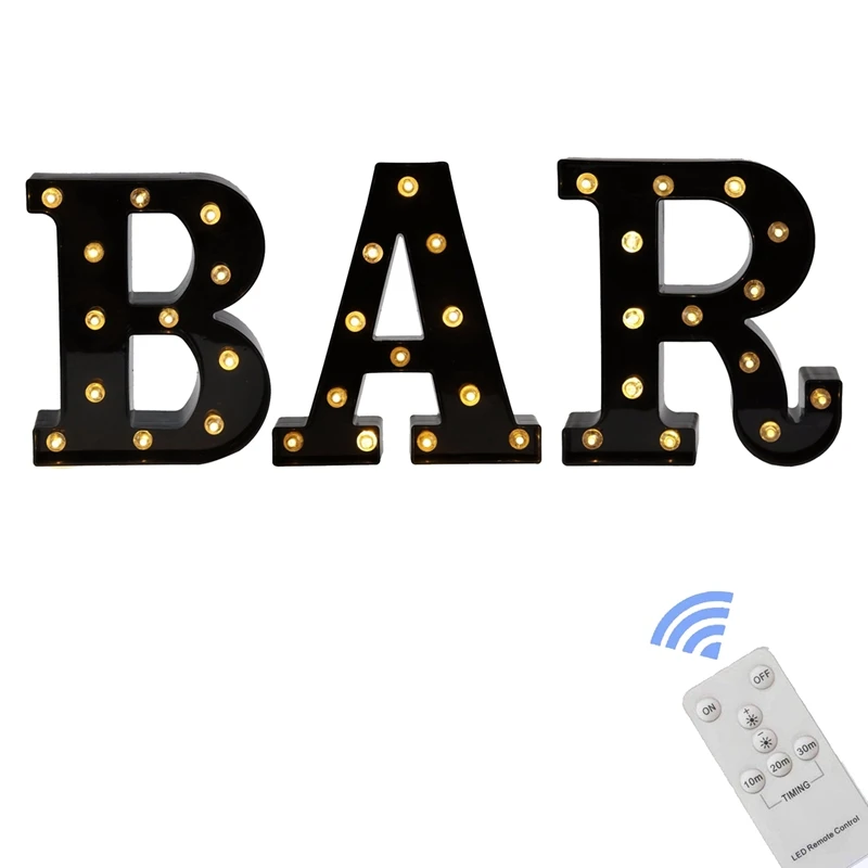 

Черный шатер с буквами с подсветкой, светильник ящиеся буквы, шатер с дистанционным управлением, настольная лампа для бара, паба, украшение ...