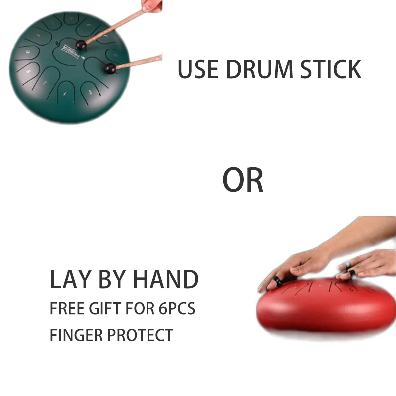 Барабанный барабан из стали 12 дюймов 13 нот Ударные музыкальные инструменты