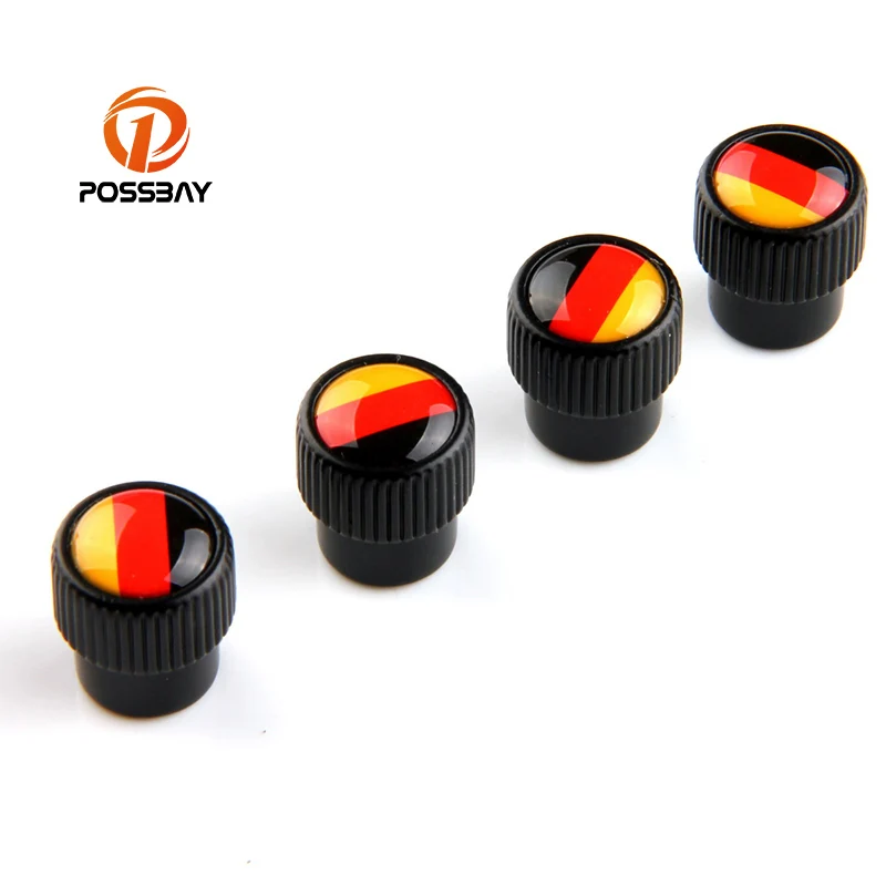 POSSBYA металлический сплав колеса автомобиля Шины колпачки клапана авто мотоцикл