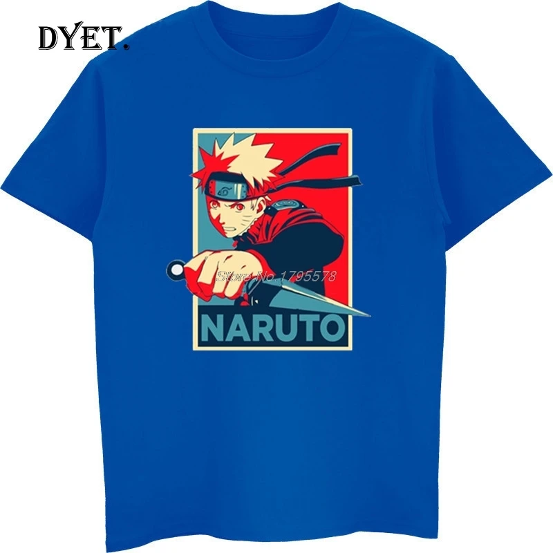 Naruto T Shirt Brand-clothing New Men 5XL Cotton Short Sleeve O-neck Uzumaki Shirts Cool Tees Tops Streetwear |