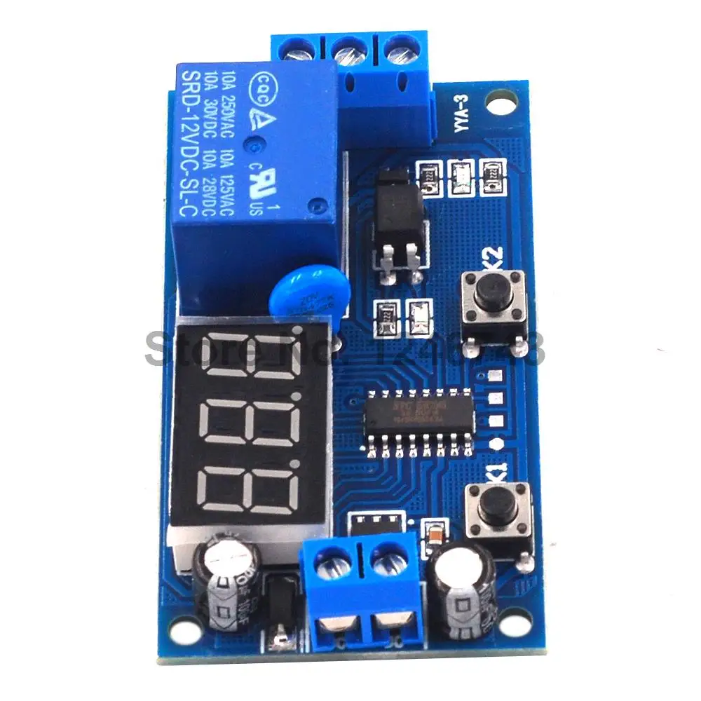 Переключатель контроля времени прерывистый бесконечная петля обратного отсчета