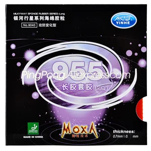 Длинный резиновый Настольный теннис YINHE 955 Pips, Оригинальный топ-лист для пинг-понга Galaxy long PIPS, OX  Sponge