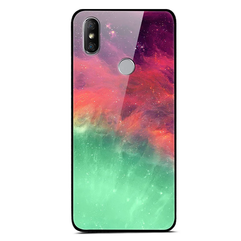 Чехол для Xiaomi Redmi S2 из закаленного стекла с изображением планеты космос, стеклянный чехол для задней панели Xiaomi Xiomi Redmi S2, чехол для Redmi S 2 - Цвет: 47
