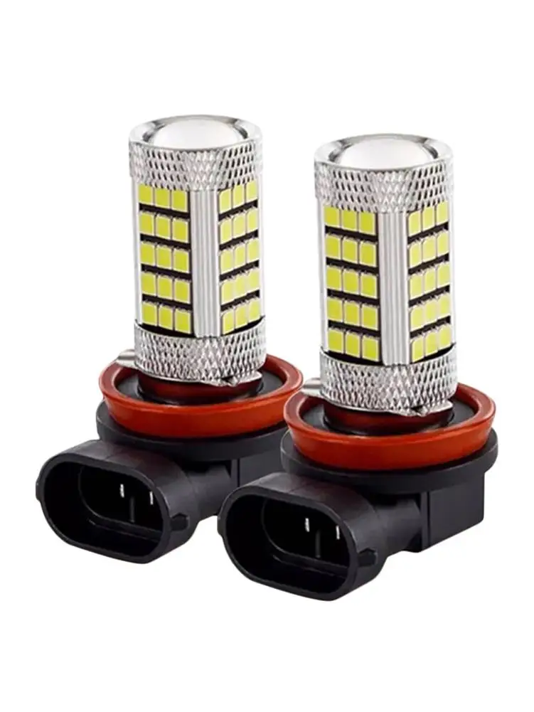 

2pcs H8 Headlight Bright Low Consumption Fog Lamp Low Power Consumption White Auto Fog Lamp Day Running Light Auto Foglamps