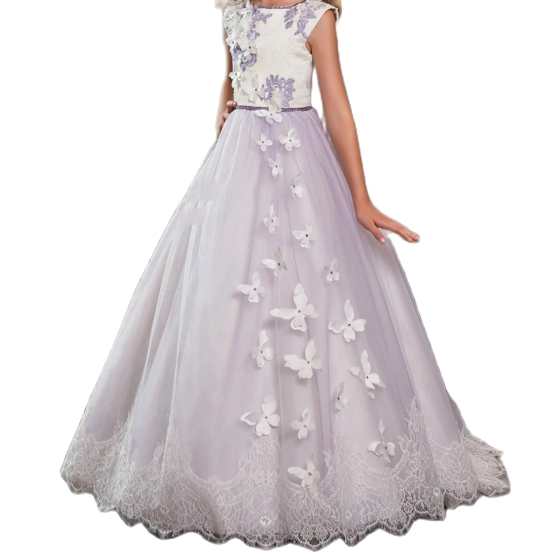 

Платье принцессы с бантом для девочек от 2 до 12 лет