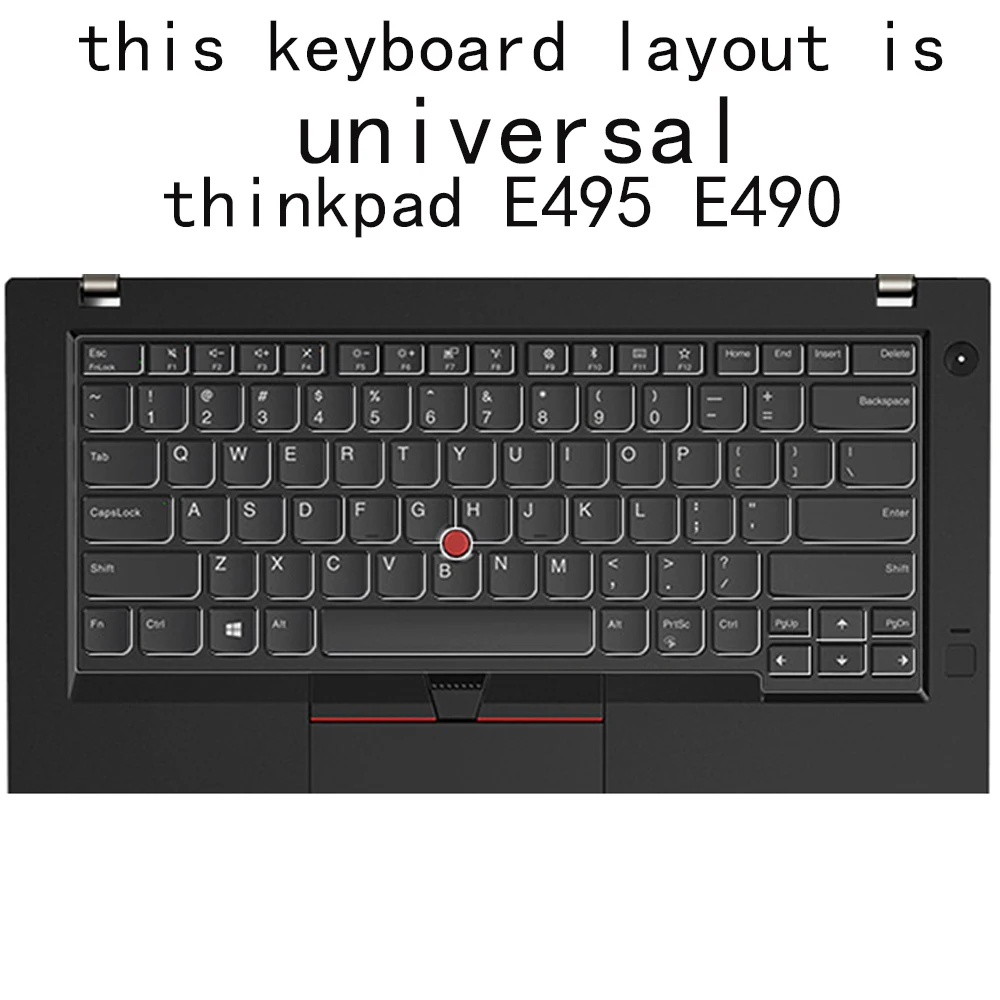 

Клавиатура для ноутбука силиконовый чехол для lenovo ThinkPad E495 T495 E490 T490 E14 14 дюймов прозрачный sung fit мягкая пленка TPU