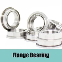 fr168zz flange bearing 6 35x9 525x3 175 mm abec 1 10pcs inch flanged fr168 z zz ball bearings