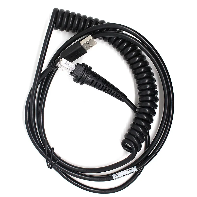 

New 3M Coiled USB Cable For Honeywell 1200g,1202g,1250g,1300g,1900g,1900h,1902,1910,1912,1910i,1911i BarCode Scanner