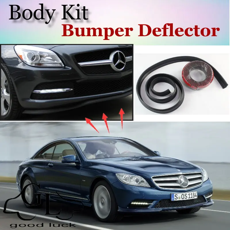 Губы бампера для Mercedes Benz CL Class C215 C216/верхний спойлер магазина передач тюнинга