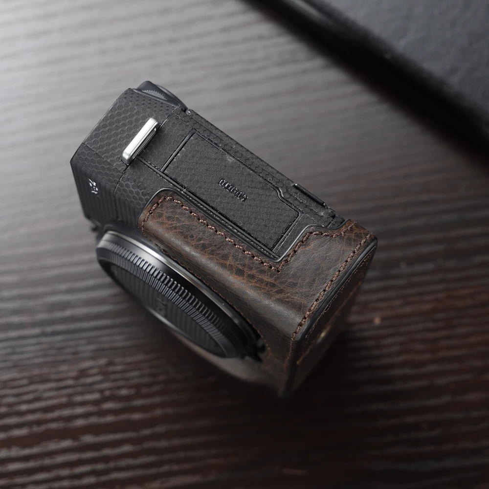 Чехол AYdgcma для камеры Fujifilm XE4 Половина корпуса из натуральной кожи ручная работа