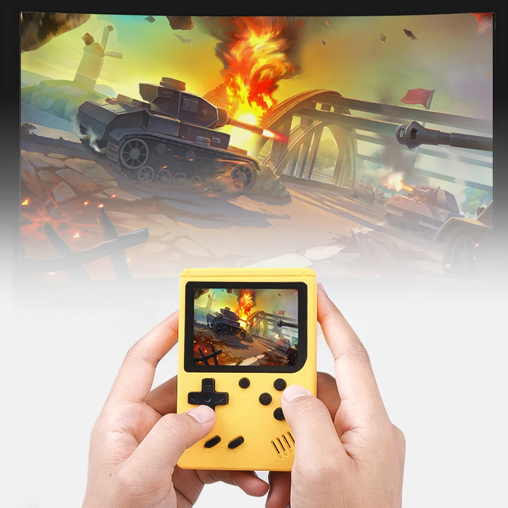 Портативная мини-консоль для игр 500 в 1 портативные игровые приставки стиле ретро