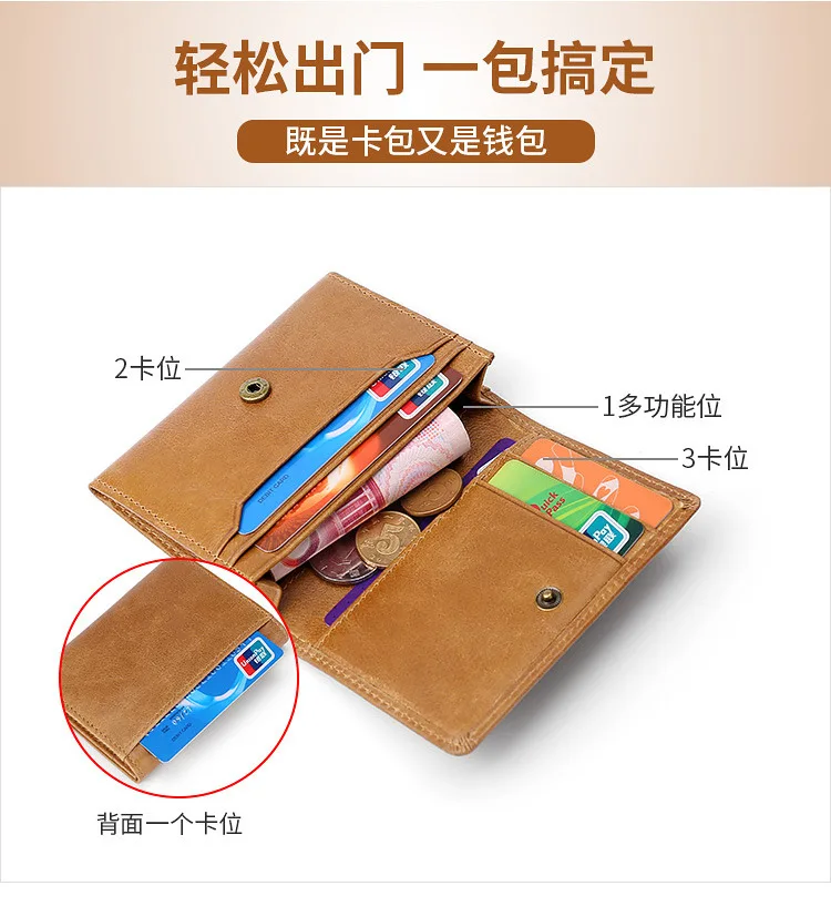

Fashion Men Women Genuine Leather Business Card Credit Card Holder RFID Anti Theft Card Bag ID Card Cover