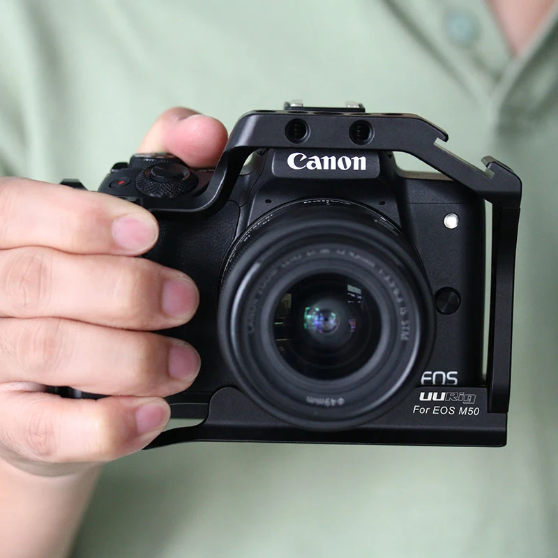 UURig C M50 Vlog металлическая клетка для Canon Vlogging чехол с удлиненным холодным