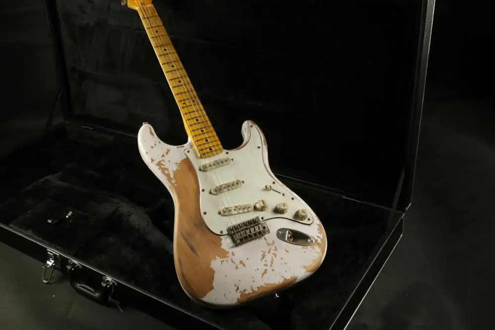 Высококачественные белые relic heirloom коллектор электрогитары ra звукосниматели sss