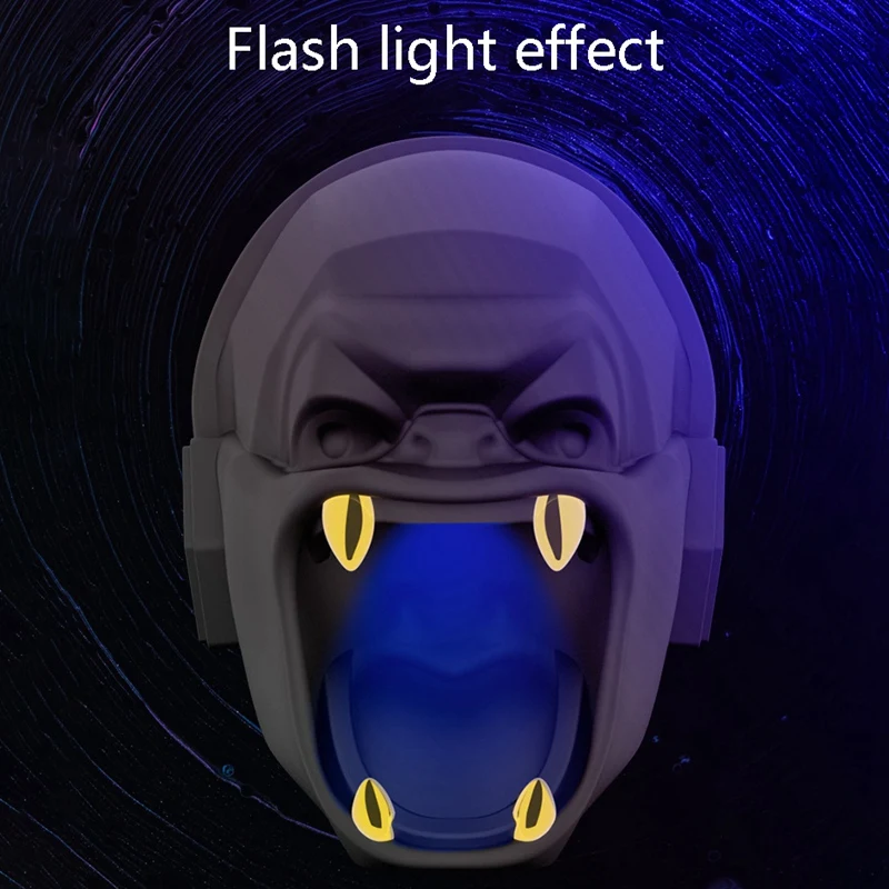 FUGN портативный Bluetooth динамик s Led череп стерео беспроводной с микрофоном тяжелый