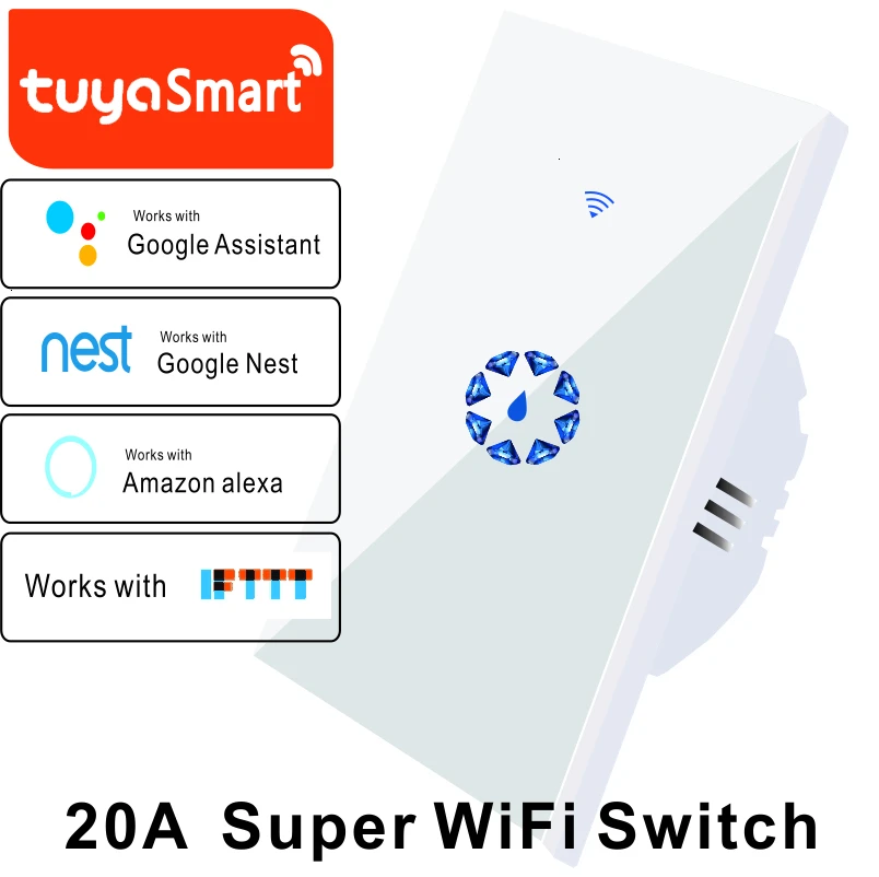 Умный переключатель для водонагревателя с поддержкой Wi Fi и голосовым