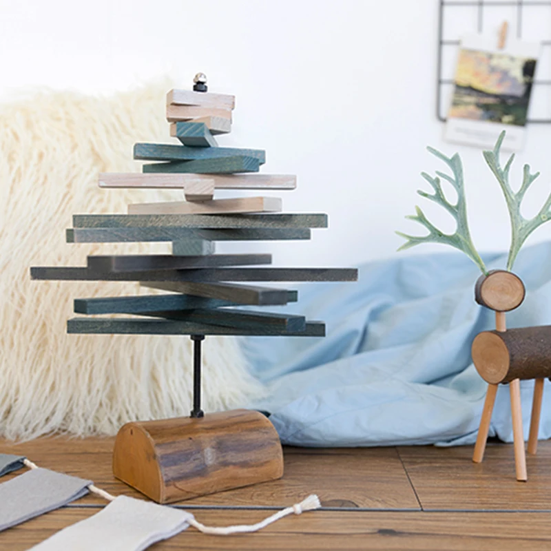 Скандинавский креативный домашний декор деревянная книжная полка в форме дерева