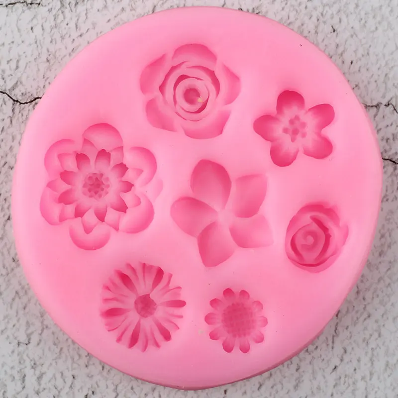 Фотообои для рукоделия роза ромашка пион кекс Топпер фотография конфет