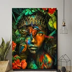 Полноразмерная, квадратная, круглая, сделай сам, алмазная живопись, фантазия, Африканская женщина, птица, картина стразы, мозаика, полная вышивка, украшение для дома