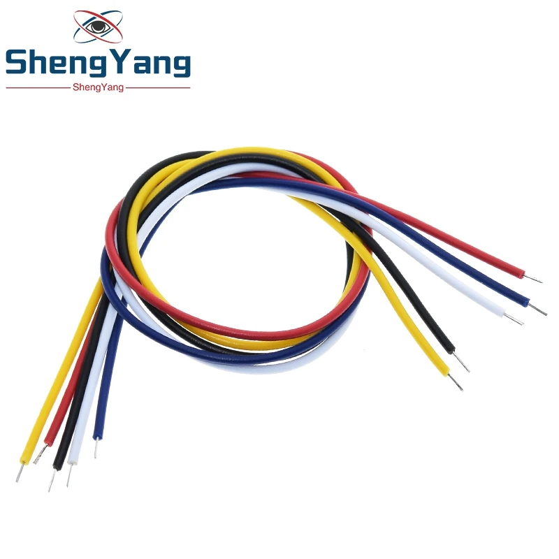 ShengYang 100 шт. 20 см цветная Гибкая с двумя концами Оловянная макетная плата