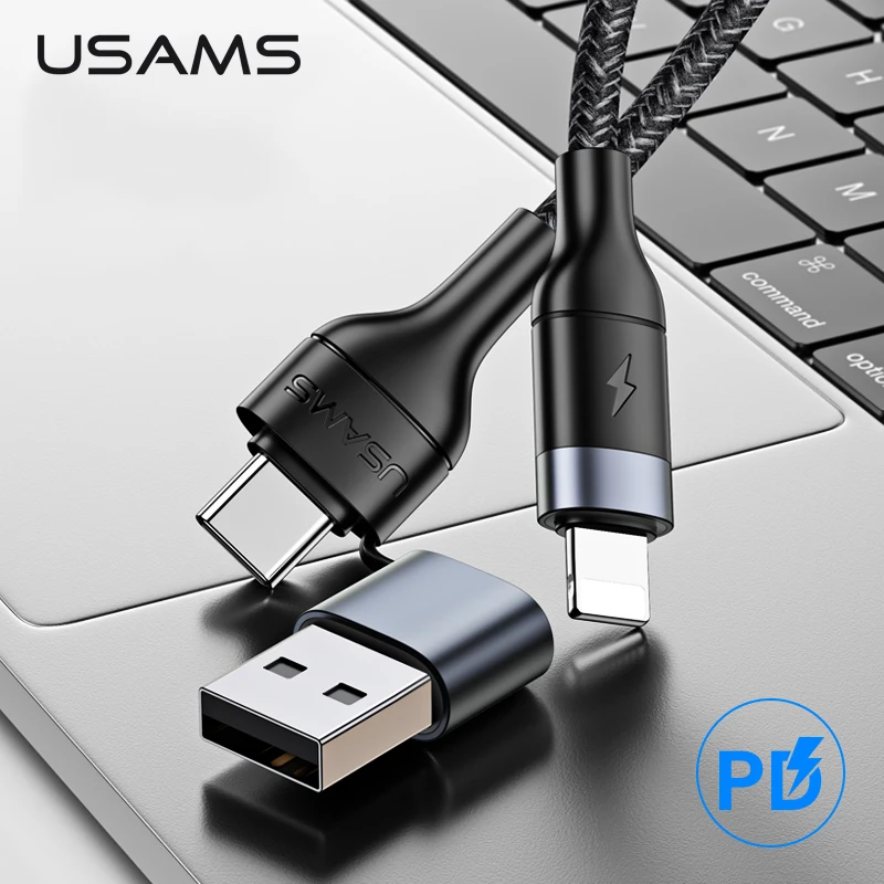 Кабель USB type C для освещения iPhone 8 11 Pro Max 2 в 1 PD Быстрая зарядка кабель синхронизации