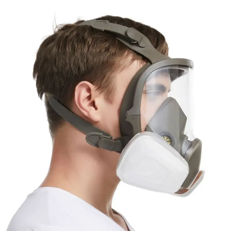

Full Facemask Respirator Facepiece Gas Mask For Spray Painting Benzene Preventio