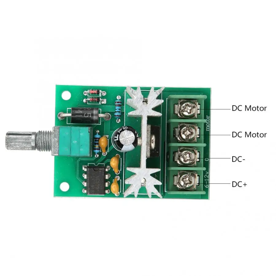 ШИМ контроллер скорости двигателя постоянного тока переключатель управления с