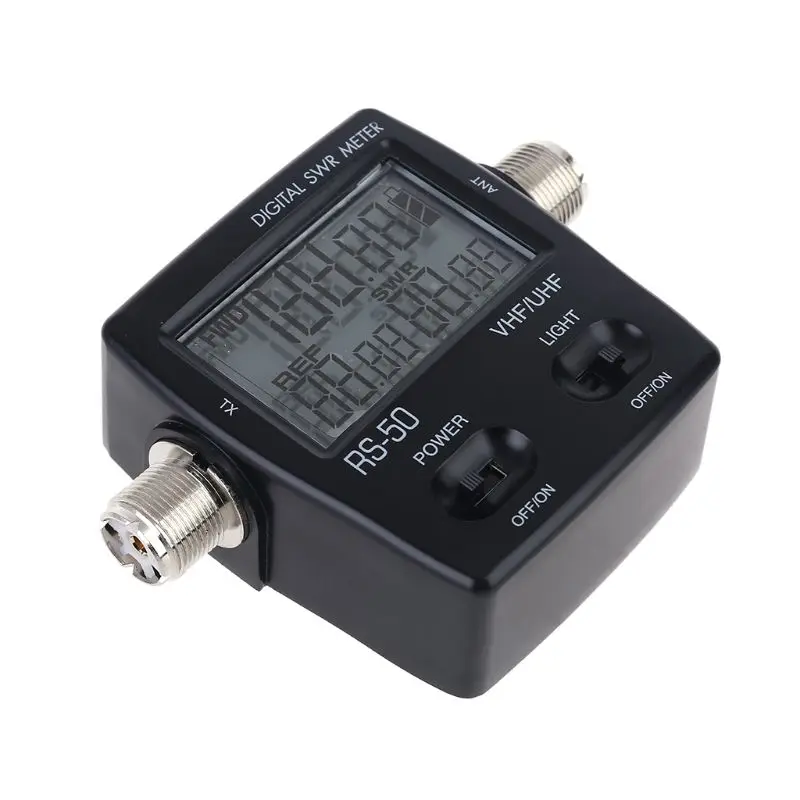 NISSEI RS-50 цифровой SWR Ватт метр 125-525 МГц UHF / VHF M Тип разъем Micro USB-DC 5 В выход для TYT Baofeng