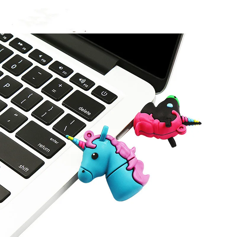 

cute unicorn cartoon style usb3.0 Flash Drive 8g/16g/32g/64g pen drive flash stick memoria usb gadgets present/gift custom logo