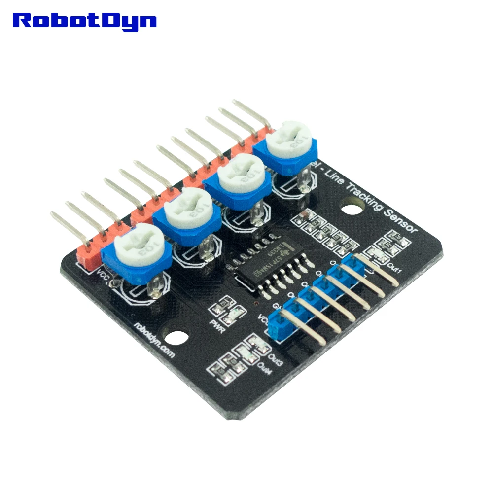 Отслеживание линии Сенсор 4-канальный competable с Arduino IDE/SATA набор сделай сам для