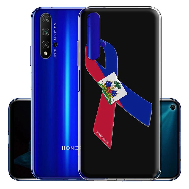 Силиконовый чехол с флагом Гаити для Huawei Honor 20 20S Note 10 9X 9 8A 8X 8C 8 7X 7A 7C 6A Lite Pro |