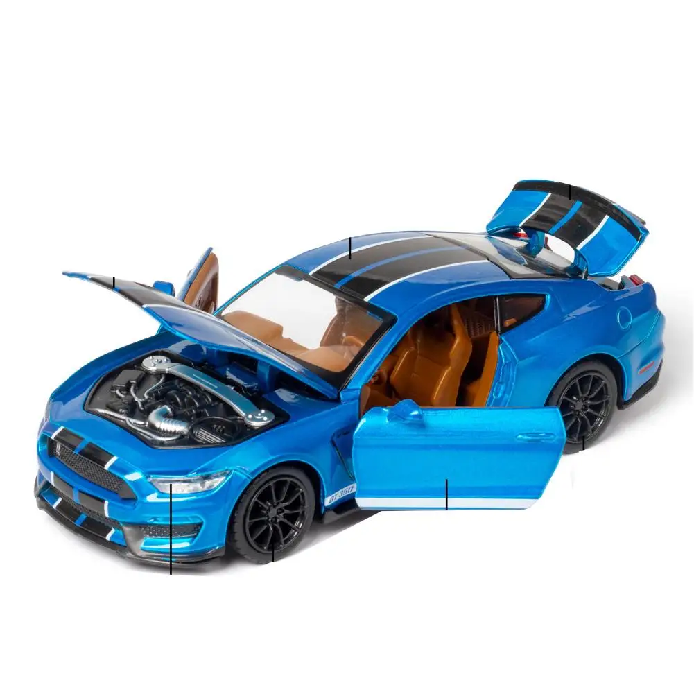 1:32 Пейнтбол Шелби спортивный автомобиль моделирование сплава модель ремесел