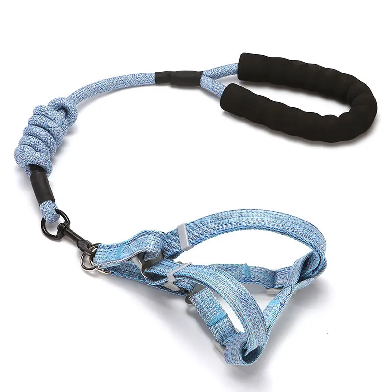 

High Quality Pet Dog Leash Rope Nylon Adjustable Training Lead Pet Dog Leash Dog Strap Rope Traction Dog Harness Collar Lead