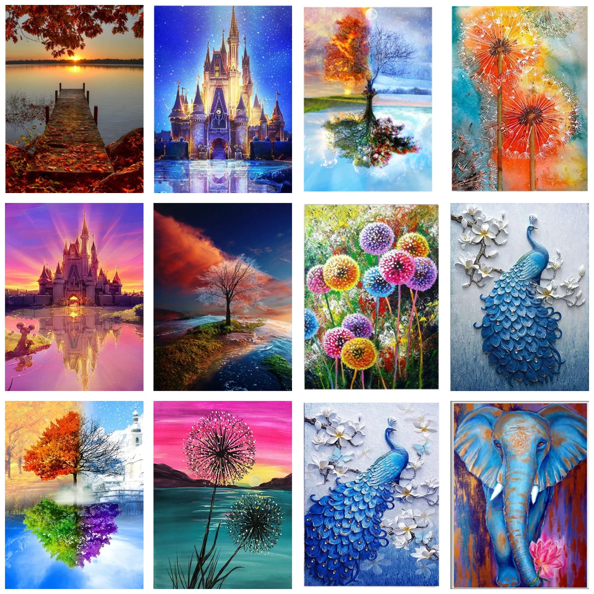 5D алмазная живопись Бабочка слон животное вышивка крестиком мозаика сделай сам