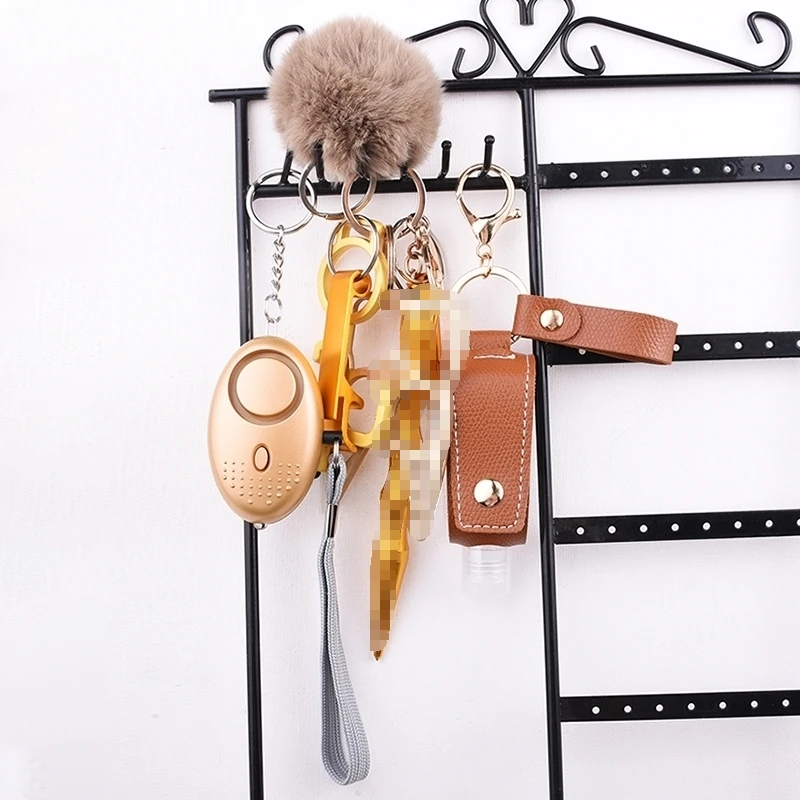 

Self-defense Keychain Broken Pane Bucket Survival Tool Keychain Women's Anti-wolf Tool Ring Keychain Friends Gift Keychain
