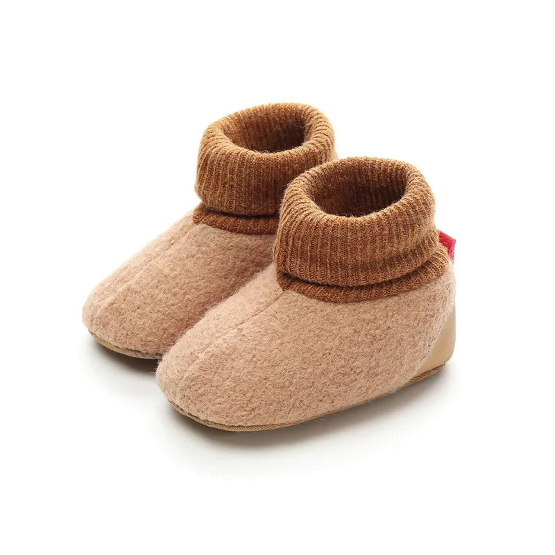 Детская обувь Домашние мокасины для девочек и мальчиков малышей дышащая 0 18